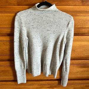 Madewell Gray Speckled Crew Neck Sweater